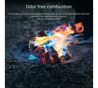 Pacchetti cambia colore del fuoco per braciere, perfetti per creare fiamme colorate magiche per campeggio, falò, bracieri e camini da esterno, accessori per falò per creare sorprese e atmosfera con fi