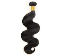 Pacchetti di capelli umani ondulati, 50 g, capelli brasiliani non trattati, neri naturali ondulati for donna Quick Weave(26inch)