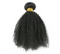 Pacchetti di capelli umani ricci e crespi for donne nere, Pacchetti afro ricci e crespi, 3 ciocche di capelli umani intrecciati Wear and Go(8 8 8)