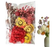 Pacchetti di fiori secchi, forniture artigianali di fiori secchi, per artigianato Decorazioni per carte di fiori secchi, Decorazione floreale del giornale, decorazione della carta di fiori