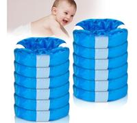 Pacchetti di Ricarica per Pannolini da 12 Pezzi: Sacchetti per la Smaltimento dei Pannolini Resistente e Odore, Pratici per la Vita Quotidiana, Blu