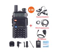 (Pacchetto 10) Reale 8W UV-5R Walkie Talkie UV 5R Stazione radio CB amatoriale ad alta potenza per prosciutto