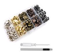 Pacchetto 100 Viti Chicagos In Lega 100 Zines In Lega M5x4mm Accessorio Rivetti Banding Da Book Per Le Viti Borse Pelle