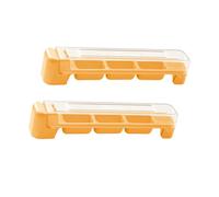 Pacchetto 2 Cubi Ghiaccio Vassoio Vassoio A Forma Rettangolare Stampi Plastica Perfetta Per Cocktail Bevande Cucina Cucina Cubetti Ghiaccio Stampi