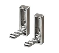 Pacchetto 2 Ganci A Parete Pieghevole Multiuso Robusti Da Design Kirste Per Asciugamani Appesi E Zaini In Alluminio Resistenti