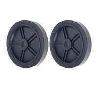 Pacchetto 2 Rotelle Plastica Del Compressore Silenziosa Con Fitta Per La Ruota Plastica Per La Ruota 20/25 Mm Montaggio Un Facile Compressore D