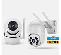 Pacchetto 2 TELECAMERE Interna ed Esterna Dome WIRELESS SPEED ZOOM APP YOOSEE