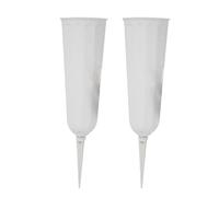Pacchetto 2 Vasi Tomba Commemorativi Che Fissa I Supporti E La Base Plastica Per La Esterna Vasi Vaso Fiori