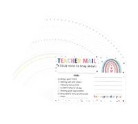 Pacchetto 25 Carte Incentivi In Classe Positive Card Card Studenti Note Per L'insegnante Per Studente Strumento Motivazione Degli Studenti Bambini