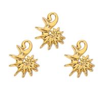 Pacchetto 3 Delicati Pendenti per La Collana Animale con I Risultati Gioielli Animali Texture in Lega per La Progettazione E Tema Oceano Accessorio