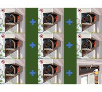 Pacchetto 8 PZ Cassonetto tapparelle KIT PLUS Sughero Acustico Isolamento 1mt