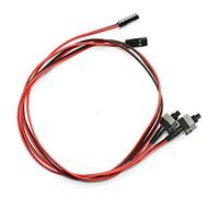 Pacchetto a 2 pin PC interruttore di alimentazione ATX pulsante del cavo Desktop computer caso Scheda madre On/Off Reset interruttore riavvio linea Cavo di alimentazione SW 50 cm
