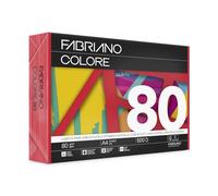 fabrianocolore - a4 - 80 gr - colori forti rosso - fabriano - conf. 500 fogli