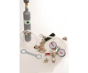 Pacchetto accessori 1 con adattatore professionale da 5 l, tubo per birra da 10 mm e 0,5 kg bombola CO2