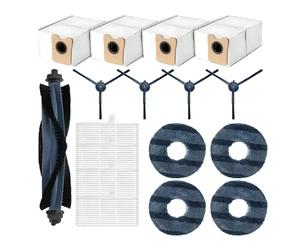Pacchetto accessori per aspirapolvere robot Eufy Omni C20 - Spazzola principale, filtro, panni per mocio, spazzole laterali, sacchetti per la polvere - Set di pulizia completo - Nouvo