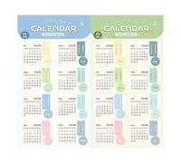 Pacchetto adesivi planner - 2 fogli di etichette adesive, etichette indice mensile, decalcomanie organizzative colorate | Riviste, quaderni, scrapbooking, materiale scolastico, adolescenti, studenti u
