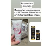 Pacchetto Anticellulite-CREMA RIDUCENTE (ADIPOSITÀ)+Olio Essenziale Limone-SNEP