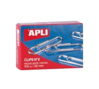 Pacchetto Appli di 100 clip Niquized Nº2 32 mm NEW
