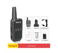 (Pacchetto B 3 pezzi) Retevis RT15 Mini Walkie Talkie Piccolo comunicatore portatile radio bidirezionale