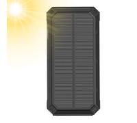 Pacchetto Batteria Con Pannello Solare 10000mAh Torcia A LED