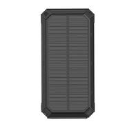 Pacchetto Batteria Con Pannello Solare - Porte USB con Torcia,Con Supporto Alla Ricarica Senza Fili - per Smartphone Fotocamera Tablet Escursionismo Viaggio Viaggio su Strada Zaino in Spalla