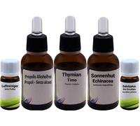 Pacchetto Benessere 'Stagione Fredda' (5 pezzi) - Piccolo pacchetto 30 ml di estratti 10 ml di oli essenziali