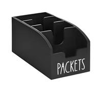 Pacchetto Bin - Condament Pacchetto Colpo | Scatola Di Immagazzinaggio Sacchetti | Snack E Detentore Di Condimento Multisezione | Contenitore Di Tè E Organizzatore Di Stoccaggio Cucina Per Frigorifero