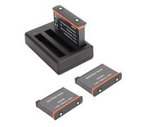 Pacchetto Caricabatteria per X3, Hub Caricabatteria a 3 Canali con Cavo di Ricarica Rapida + Batteria Al Litio Ricaricabile 3 * 1800mAh, Indicatori LED Intelligenti