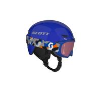 Pacchetto casco e maschera da sci Scott Keeper 2+Goggle Witty (Blu/Grigio) Junior M (53-56 cm)