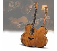 Pacchetto Chitarra Acustica, Kit Di Chitarra Classica Per Principianti, Adatto Come Regalo Di Natale Per Bambini, Adulti E Adolescenti(Yellow-B,41 in)