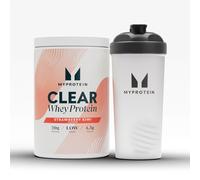 Shaker in plastica Myprotein - Trasparente/Nero