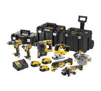 Pacchetto Combinato 18V/3x5.0Ah 7 Pezzi Toughsystem (DeWALT DCK755P3T-QW)