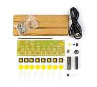 Pacchetto completo di assemblaggio elettronico Impara a saldare utilizzando il circuito stampato della tastiera e i componenti Progetto professionale di saldatura PCB