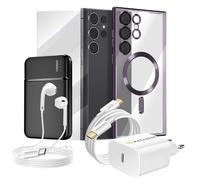 Pacchetto Completo per Galaxy S23 Ultra Cover, Pellicola, Caricatore, Batteria