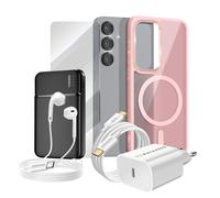 Pacchetto Completo per Galaxy S25: custodia, vetro protettivo, caricabatterie,