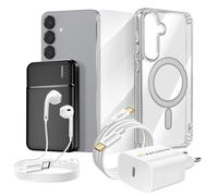 Pacchetto Completo per Galaxy S25 Plus Custodia, Vetro, Caricatore, Batteria