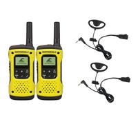 Motorola Talkabout T92 H2O ricetrasmittente 16 canali 446.00625 - 446.19375 MHz Nero, Giallo