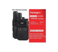 (Pacchetto D PMR 2 pezzi) KSUN X-M6 Mini radio bidirezionale FRS PMR 446 Walkie Talkie professionale