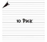 Pacchetto da 10 Strisce Magnetiche per Frasi, Strisce per Scrittura Cancellabile e Scrivibile, Strisce Magnetiche per l'Apprendimento delle Frasi in Classe, Forniture per Ufficio, Lavagna Bianca