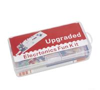 Pacchetto della componente di elettronica del principiante con il tagliere Solderless ed il modulo di potere per la costruzione di circuiti