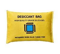 Pacchetto deumidificatore riutilizzabile, assorbiumidità, 200 g con indicatore di cambiamento di colore, pacchetto controllo umidità, accessorio per la conservazione con materiale sicuro, de