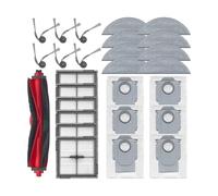 Pacchetto Di 27 Pezzi Di Ricambio, Compatibile Con Roborock Q10 S5/Q10 S5+/Q10 X5/Q10 X5+/Q10 VF/Q10 VF+, Filtro Spazzola Laterale Principale, Panno For Mocio, Polvere
