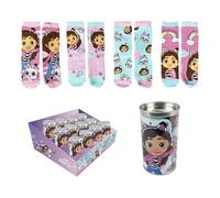 CERDÁ LIFE'S LITTLE MOMENTS Confezione Calzini GABBY'S Dollhouse 4 Pezzi, Multicolor, 23-26 Unisex-Bambini e Ragazzi