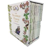 Pacchetto di 8 libri della collezione Brambly Hedge Jill Barklem (Storia d'autunno, Storia di primavera, Storia d'estate, Storia d'inverno, I bambini di Poppy, Storia del mare, Le alte colline, La sc