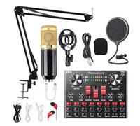 Pacchetto Di Apparecchiature Per Podcast, Kit Podcast, Registrazione Con Scheda Audio Con Microfono A Condensatore Per Streaming Live, Registrazione, Giochi