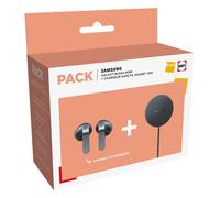 Pacchetto di auricolari intrauricolari true wireless Samsung Galaxy Buds4 ANC Bluetooth 6.1 Nero con caricatore wireless 25W - Nouvo