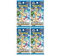 Pacchetto di BB-Toy-Trades Toploader e 4 buste Pokemon Paradise Dragona SV7A, coreano/coreano, in confezione originale