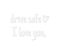 Pacchetto Di Decalcomanie Per Specchio Retrovisore: Adesivi Per Auto Ispiranti Ti Amo Guidare Sicuro E Fiducia In Dio | Adesivi Per Finestra In Vinile Impermeabile | Simpatico Decorazione Automatica