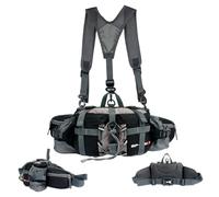 Pacchetto di fiamme escursionistiche per donne, pacchetto in vita impermeabile con porta bottiglia d'acqua e spalla singoli/doppi spalline borse a cinghia dell'anca lombare per correre da cammino per