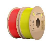 Pacchetto Di Filamenti PLA Ad Alta Velocità Da 2 Bobine Da 1,75 Mm, 1 Kg For Rotolo, Materiale For Stampante 3D For Una Stampa FDM Veloce(1 Red 1 Yellow)